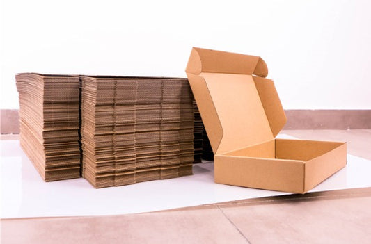 Square Corrugated Airplane Packaging Box